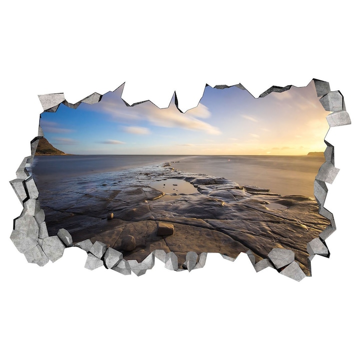 Dekoratív matrica, lyuk a falban 3D, 85 cm, 164STK-2