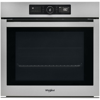 Cuptor incorporabil Whirlpool AKZ99480IX, Electric, 73 l, Autocuratare pirolitica, Tehnologia Al 6-lea Simt cu retete presesate, Display Touch Control, Clasa A+, Inox