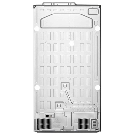 Side by side LG GSBV70PZTM, 655 l, Clasa F, No Frost, Door Cooling, LinearCooling, Compresor Inverter Linear, Smart Diagnosis, Argintiu