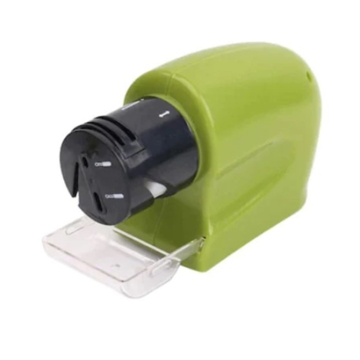 Ascutitor electric pentru cutite FOXMAG24 - semi profesional, verde, 6,5 x 24 x 16,5 cm