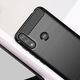 Husa de silicon pentru Motorola Moto E7 Power, Fibra de Carbon, Negru