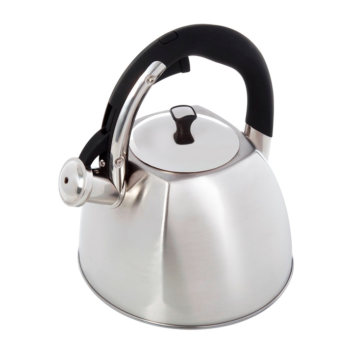 Fierbator Msonic MEN232KS, 1800 W, 1.8 l, Negru/Inox