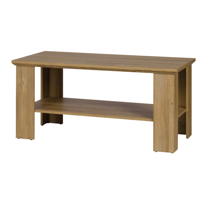 Холна маса от бледокафяв дъб Leon 120x60x55 см