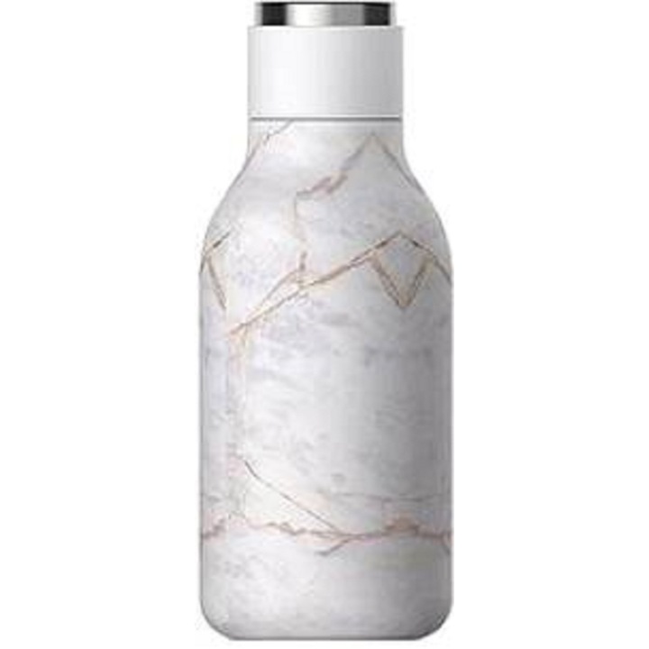 Termos - Urban, 460 ml, Otel, Alb, 460 ml