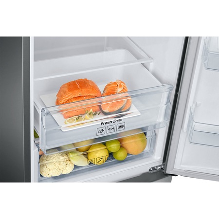 Combina frigorifica Samsung RB37J5000SA/EF, 367 l, Clasa A+, No Frost, Compresor Digital Inverter, H 201, Grafit metalic