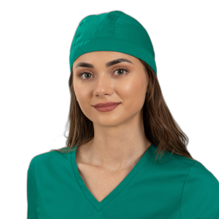 Хирургическа шапка с бинт, Surgical green, Универсална