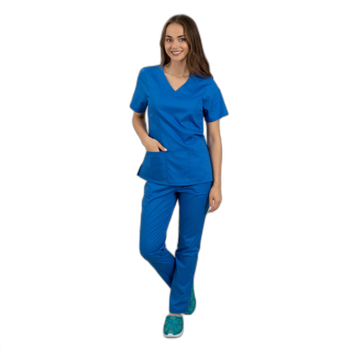 Costum Medical Mara, Albastru Deschis, XXL