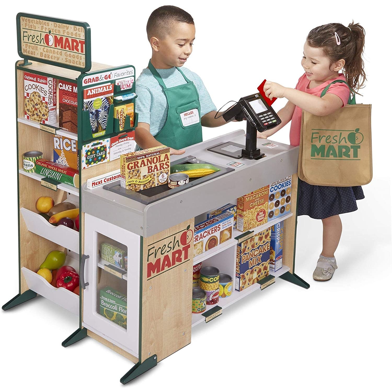 Melissa and doug fresh mart grocery cheap store companion set