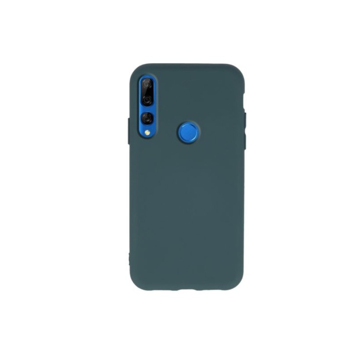 Калъф, съвместим с Huawei P Smart Z, G-Tech, силиконов TPU, матов външен вид, горскозелен