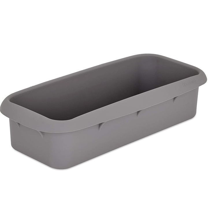 Szilikon forma, Gourmeo, 1 kg, 30x7.5x11.6 cm, Szürke