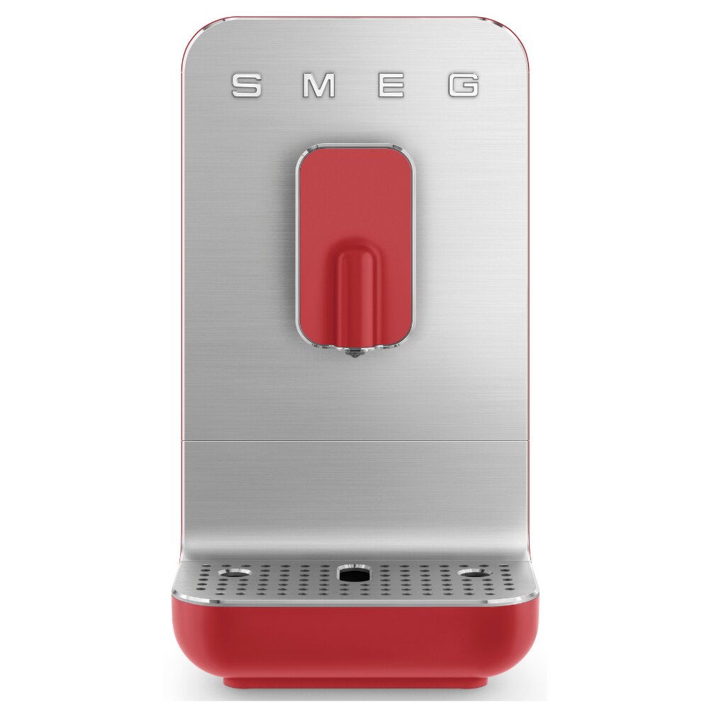 Автоматична еспресо кафемашина Smeg BCC01RDMEU, 50's Style, 1350 W, 19 ...