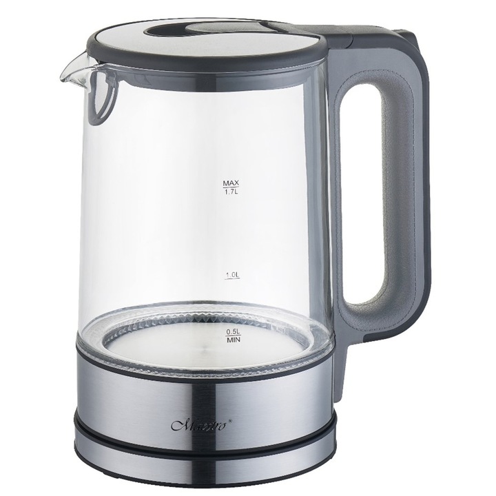 Elektromos vízforraló, 1,7 l, Maestro MR-053, 2200 W, szürke