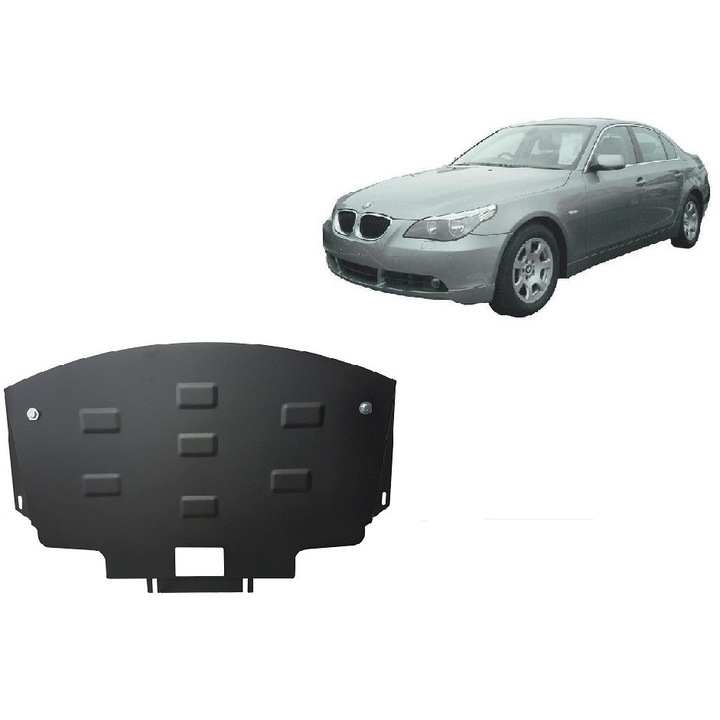 Scut motor metalic BMW Seria 5 E60/E61 cu bara normala (2003 - 2010)