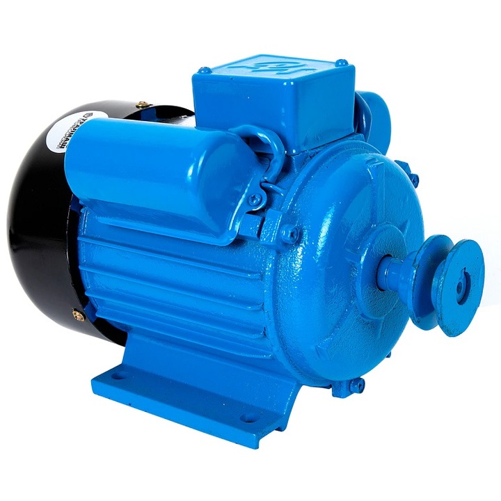 Miralex Uralmash egyfázisú villanymotor, 1.1 kW, 1500 RPM, öntöttvas ház