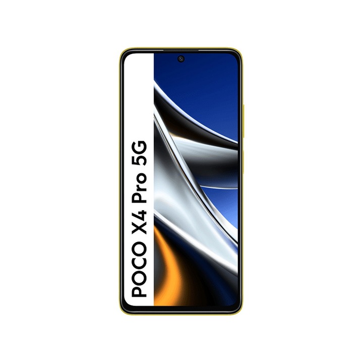 Telefon mobil POCO X4 PRO 5G, Dual SIM, 256GB, 8GB RAM, Yellow