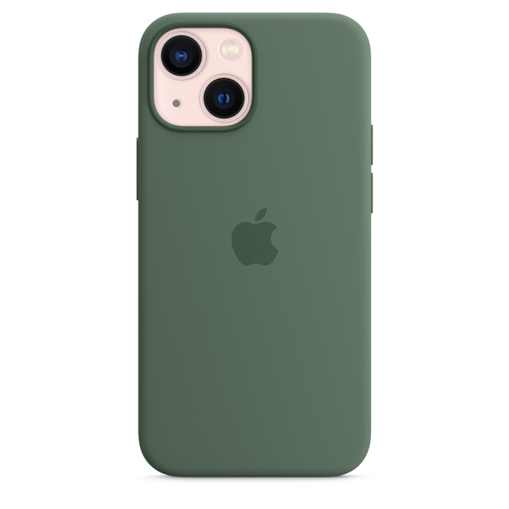 Калъф Apple Silicone Case with MagSafe за iPhone 13 mini, Eucalyptus