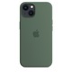 Apple iPhone 13 Szilikon tok MagSafe rögzíthetőséggel, Eukaliptusz