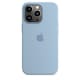 Husa de protectie Apple Silicone Case with MagSafe pentru iPhone 13 Pro, Blue Fog