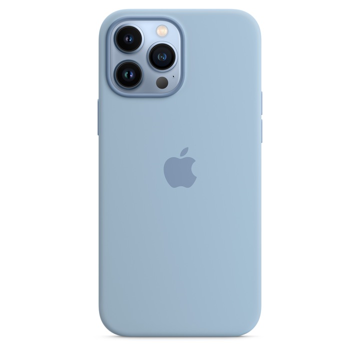 Калъф Apple Silicone Case with MagSafe за iPhone 13 Pro Max, Blue Fog