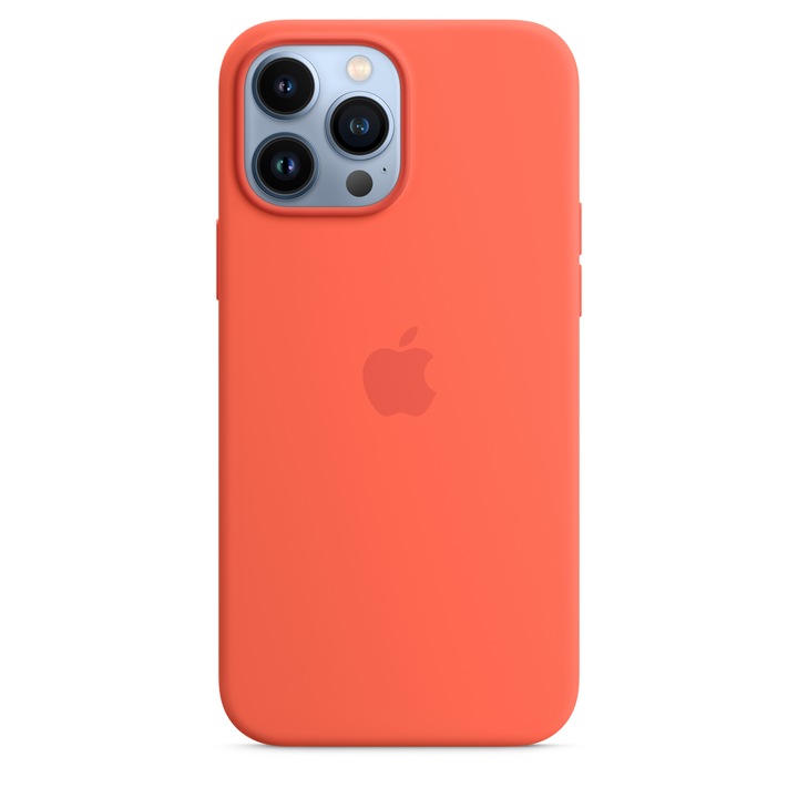 Калъф Apple Silicone Case with MagSafe за iPhone 13 Pro Max, Nectarine