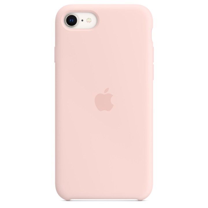 Калъф Apple Silicone Case за iPhone SE 3, Chalk Pink