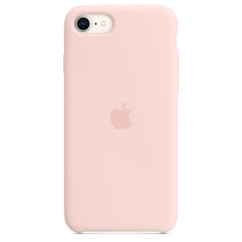 Husa de protectie Apple Silicone Case pentru iPhone SE 3, Chalk Pink Husa de protectie Apple Silicone Case pentru iPhone SE 3, Chalk Pink