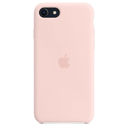 Husa de protectie Apple Silicone Case pentru iPhone SE 3, Chalk Pink