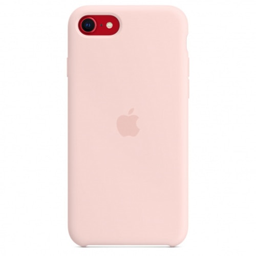 Husa de protectie Apple Silicone Case pentru iPhone SE 3, Chalk Pink
