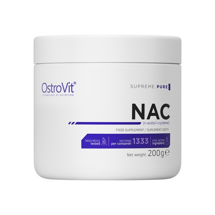 OstroVit NAC, N-acetil-cisztein, 200 g