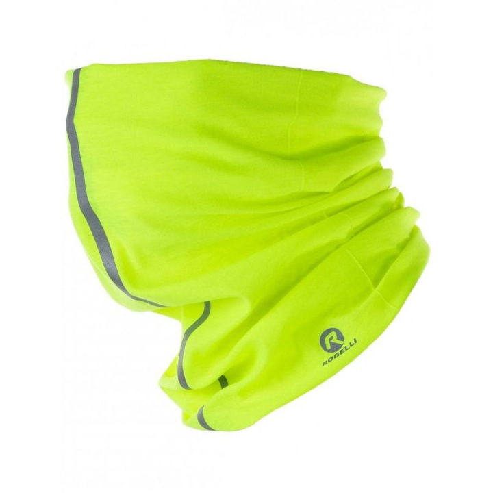 Bandana sport, Rogelli, Poliester, Galben neon