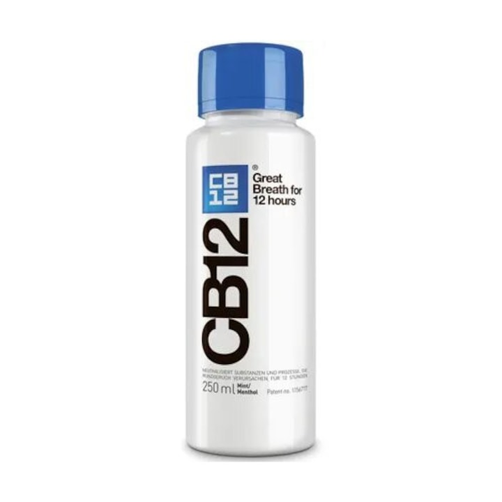 Apa de gura, CB12, respiratie proaspata pentru 12 ore, 250 ml