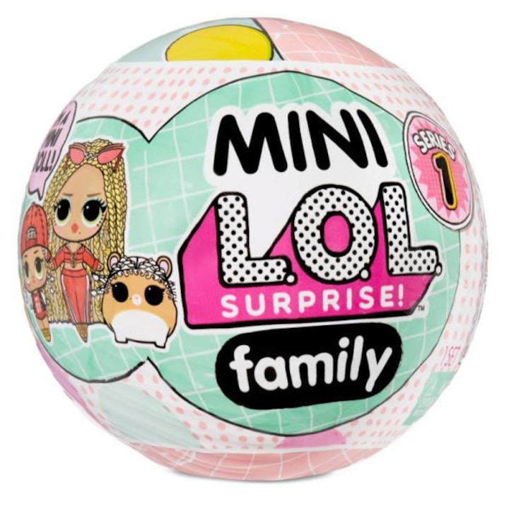 L.O.L Surprise! Mini Family, ΡΠ΅ΡΠΈΡ 1, Ρ Π°ΠΊΡΠ΅ΡΠΎΠ°ΡΠΈ, 3 Π³ΠΎΠ΄ΠΈΠ½ΠΈ+