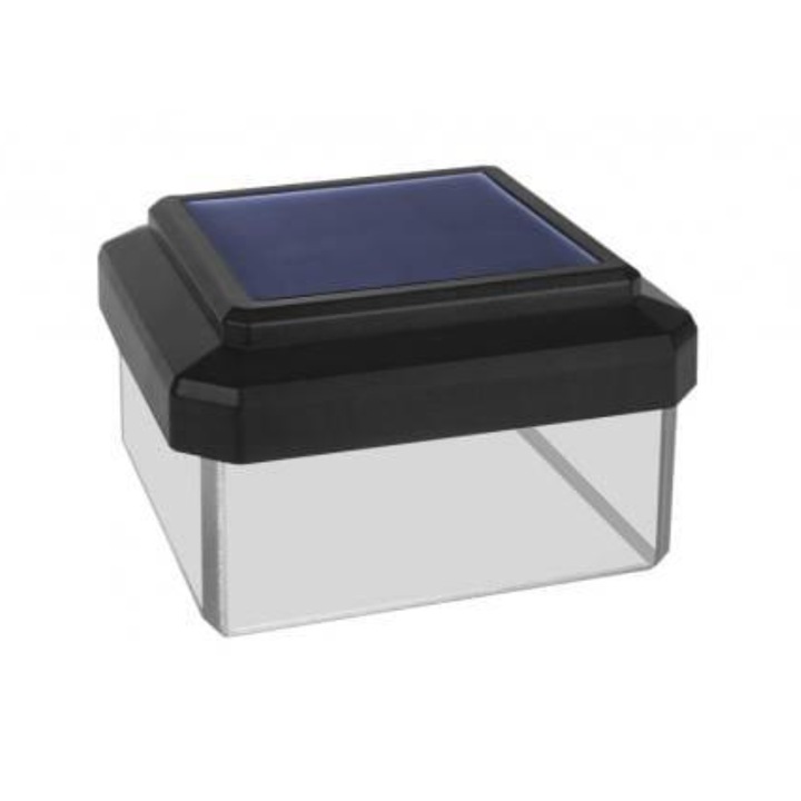 Lampa solara LED, GreenBlue, 80mm * 80mm, IP 44, Negru