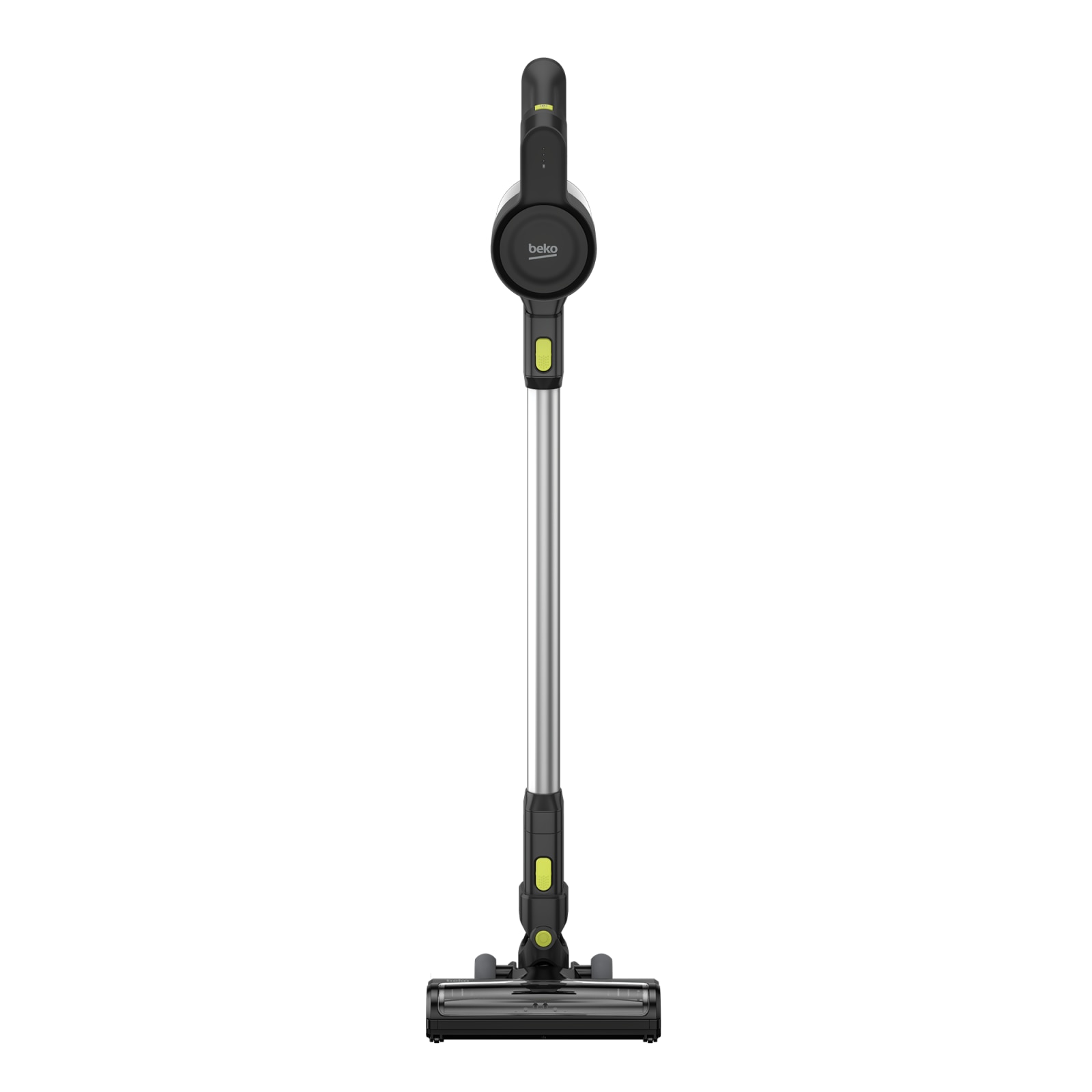 Aspirator Vertical BEKO ErgoClean VRT51225VB, 0.55l, 25.2V, Autonomie maxima 45 min, PerformCyclone, Argintiu-Negru