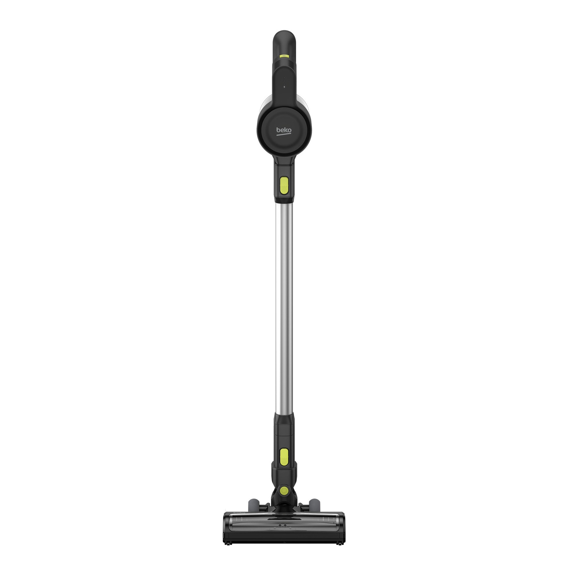 Aspirator Vertical BEKO ErgoClean VRT51225VB, 0.55l, 25.2V, Autonomie maxima 45 min, PerformCyclone, Argintiu-Negru
