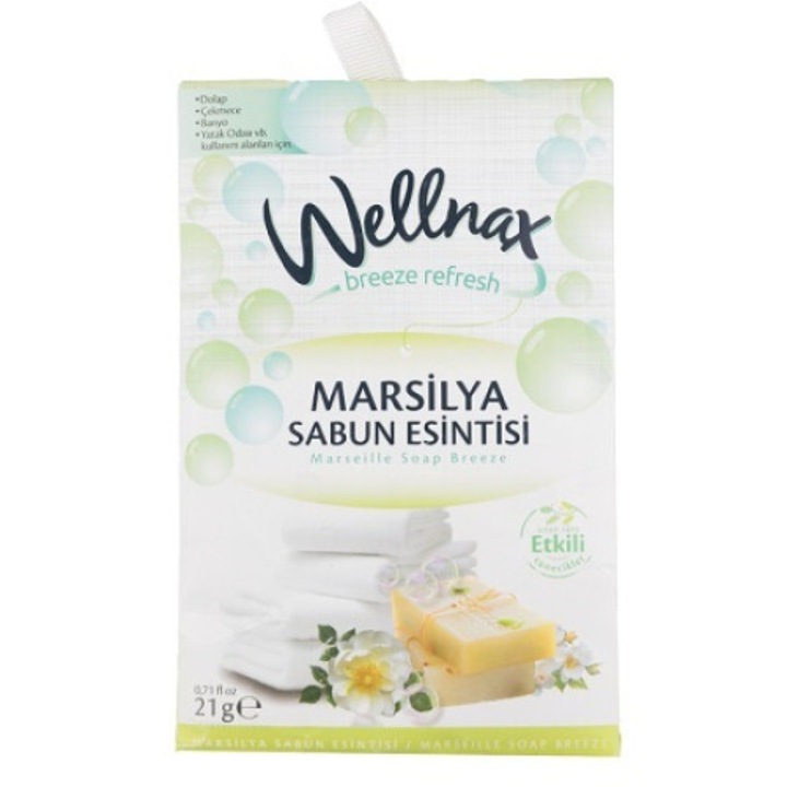 Saculet parfumat sifonier Well sapun de marsilia 21g