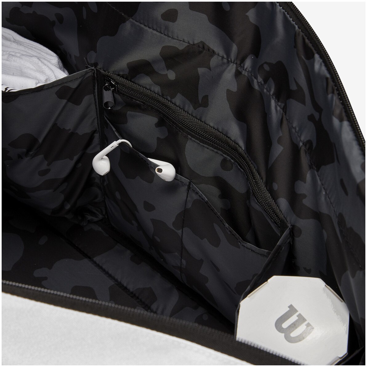 Чанта за тенис Wilson, За жени, Cream/Forest Green/Black eMAG.bg