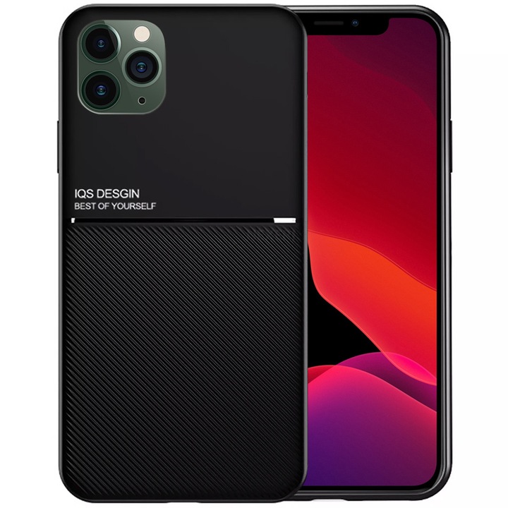 Husa de protectie telefon pentru Apple iPhone 13 Pro, Functie Magnetica, Improved Special Design, Negru