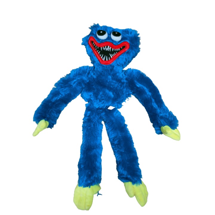 Jucarie de plus, Kissy Missy, Huggy Wuggy Doll, bleu, 40 cm - eMAG.ro