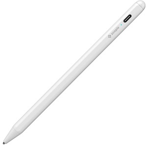 Stylus Pen Universal, Zoopie, pentru tableta iPad 2010-2017, Android, Windows, Telefon, Varf Cupru, Magnetic, USB-C, Alb