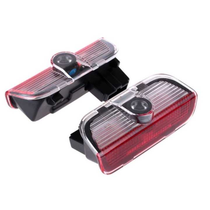 Комплект LED лампи с лого проектор VW Passat, Jetta, Golf, CC, Tiguan, Sharan