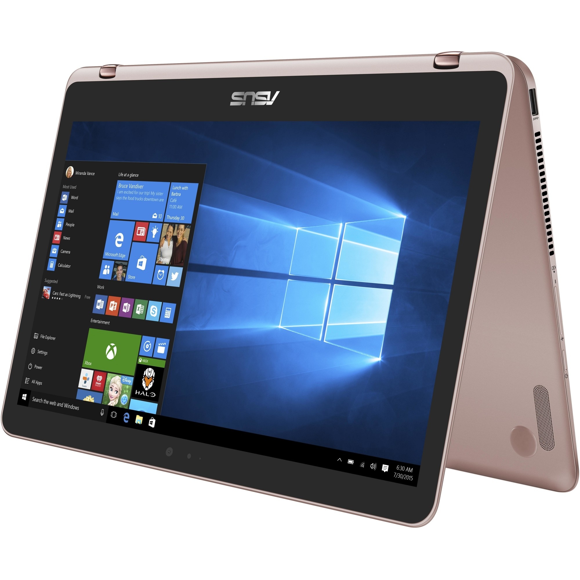 Laptop 2 in 1 ASUS ZenBook Flip UX360UA-C4196T cu procesor Intel