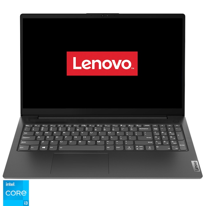 Лаптоп Lenovo V15 G2 ITL, Intel® Core™ i3-1115G4, 15.6", Full HD, RAM 8GB, 256GB SSD, Intel® UHD Graphics, No OS, Black