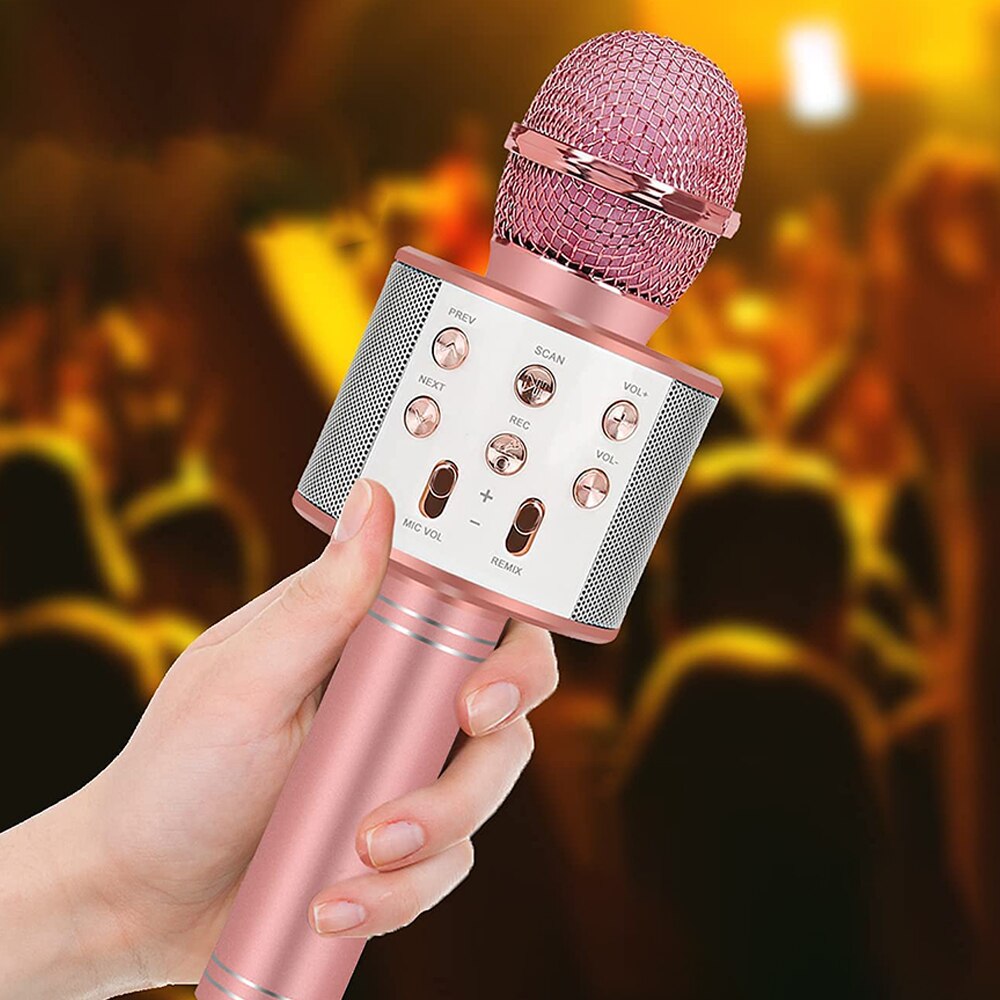 Microfon Karaoke Wireless Zenino Bluetooth 4.0, Boxa Integrata