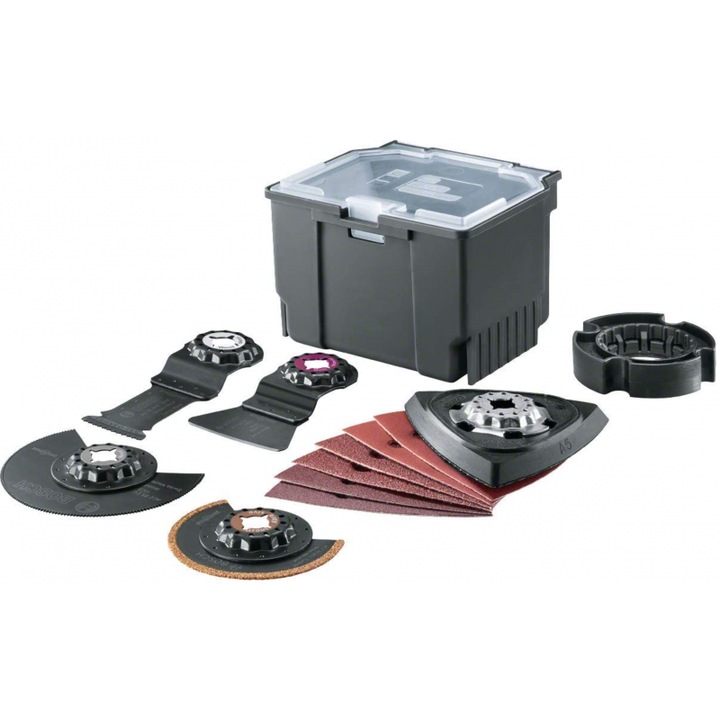 Set 12 accesorii universale Bosch Starlock, pentru fierastrau multicutter