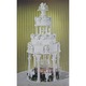Комплект подпорни колони за торта, "Arched Pillar", 2 части, Wilton, 33 см