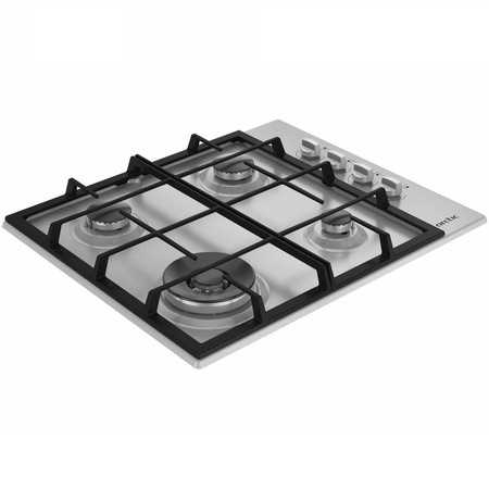Plita incorporabila ARCTIC ARGW64125SX, Gaz, 4 arzatoare, Wok, Aprindere electrica, Inox