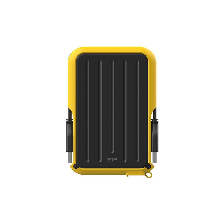 Hard disk extern Silicon Power Armor A66 4TB 2.5 inch USB 3.2 Yellow