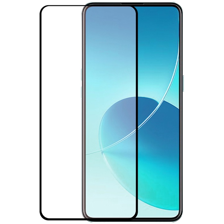 Стъклен протектор Aziao, съвместим със Samsung Galaxy M53 5G, Закалено защитно стъкло 9H, Висока защита, Черен