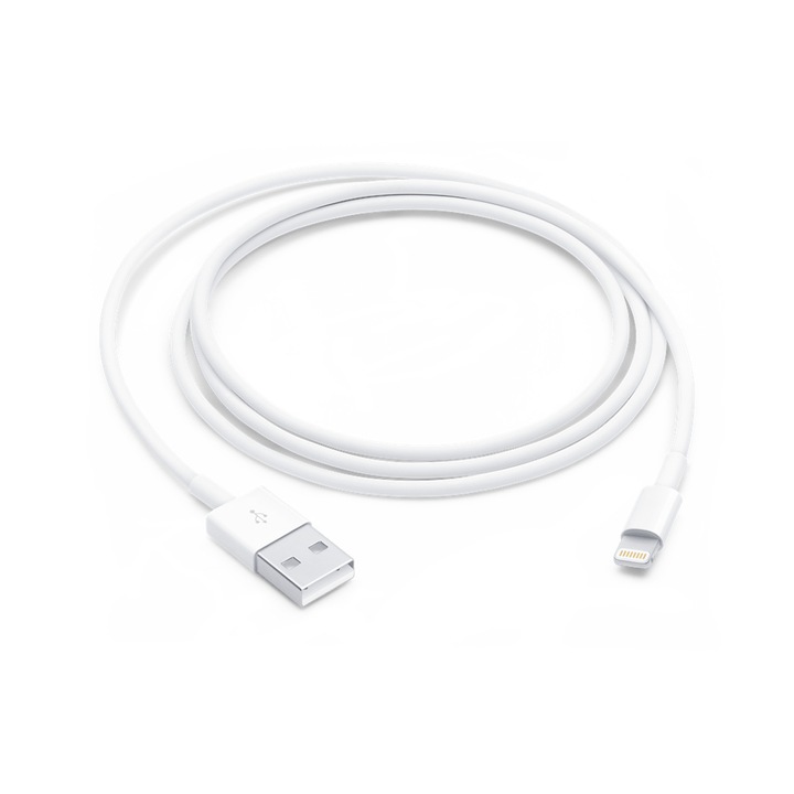 Cablu de Date USB-A la Lightning, 1m, R87, White Blister Packing